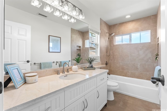520 Lunalilo Home Rd Unit 208, Honolulu, HI 96825 - full bath with vanity, bathtub / shower combination, and tile patterned flooring