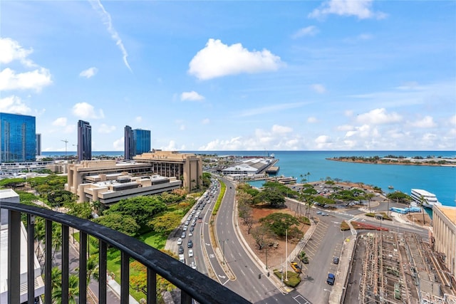 700 Richards St Unit 1709, Honolulu, HI 96813 - view of urban area with a main thoroughfare and a nearby body of water