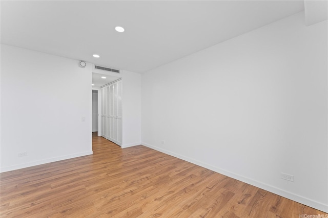 700 Richards St Unit 1709, Honolulu, HI 96813 - spare room with recessed lighting and light wood finished floors