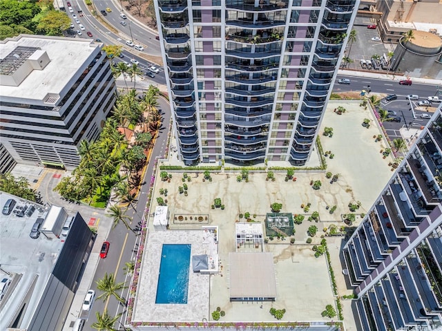 700 Richards St Unit 1709, Honolulu, HI 96813 - drone / aerial view of a pool