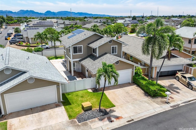 91-2037 Pahuhu Pl, Ewa Beach, HI 96706 - aerial perspective of suburban area featuring a mountain backdrop