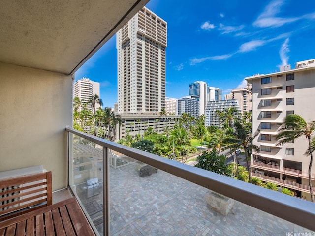 445 Seaside Ave Unit 720, Honolulu, HI 96815 - balcony featuring a view of city