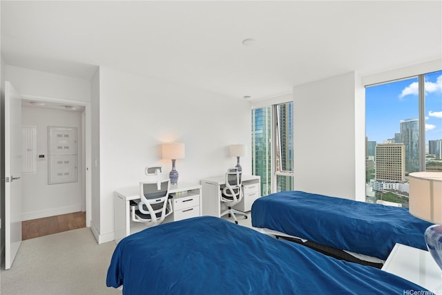 629 Keeaumoku St Unit 2212, Honolulu, HI 96814 - bedroom with carpet floors and an office area