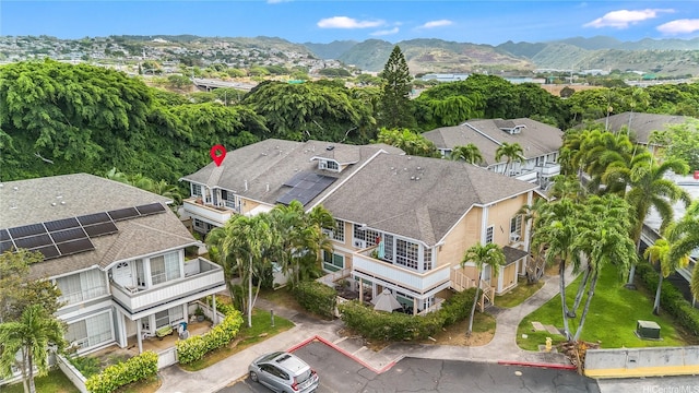 585 Mananai Pl Unit 26U, Honolulu, HI 96818 - view from above of property featuring a mountain backdrop