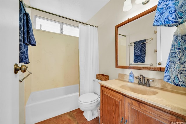 94-517 Poloahilani St, Mililani, HI 96789 - full bathroom featuring vanity, shower / bath combo with shower curtain, and tile patterned flooring