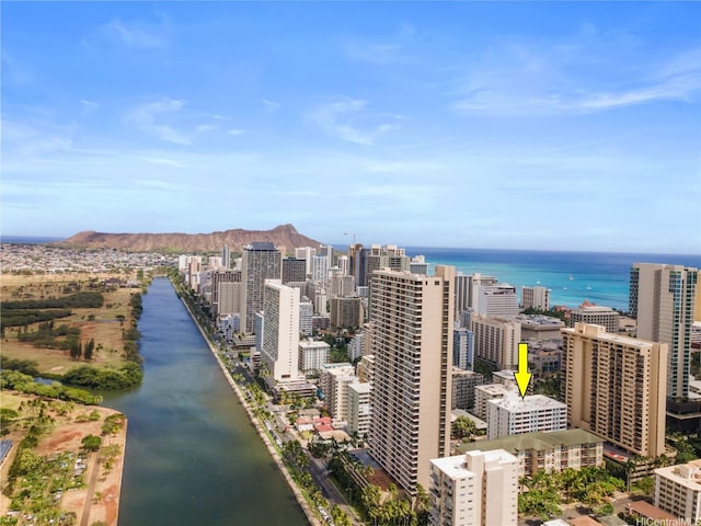 430 Kaiolu St Unit 505, Honolulu, HI 96815 - view of urban area with a water and mountain view
