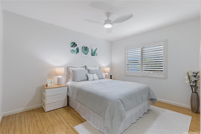 95-246 Wailawa St, Mililani, HI 96789 - bedroom featuring light wood-style floors and a ceiling fan
