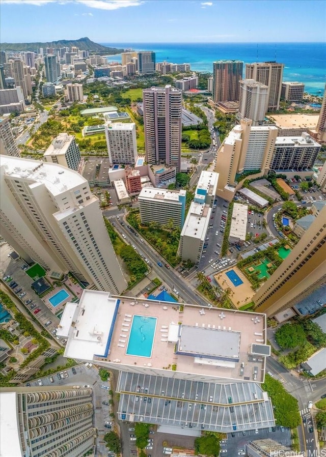 400 Hobron Ln Unit 603, Honolulu, HI 96815 - view of urban area with a large body of water and a pool
