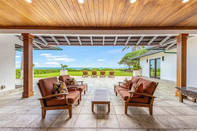 47 Kailuana Pl, Kailua, HI 96734 - view of patio featuring an outdoor hangout area