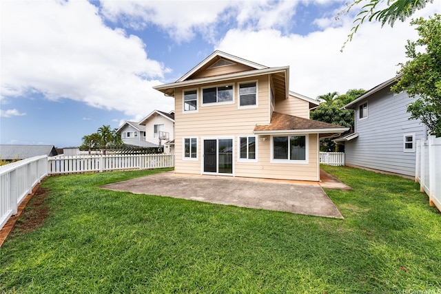 94-615 Lumiaina St, Waipahu, HI 96797 - rear view of property featuring a patio area and a fenced backyard