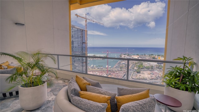 988 Halekauwila St Unit 4108, Honolulu, HI 96816 - balcony with a water view