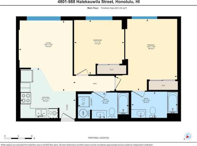 988 Halekauwila St Unit 4108, Honolulu, HI 96816 - view of room layout