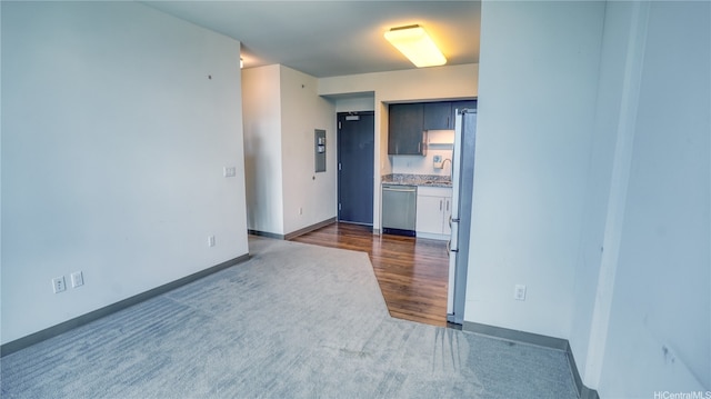 988 Halekauwila St Unit 4108, Honolulu, HI 96816 - spare room featuring dark carpet and electric panel