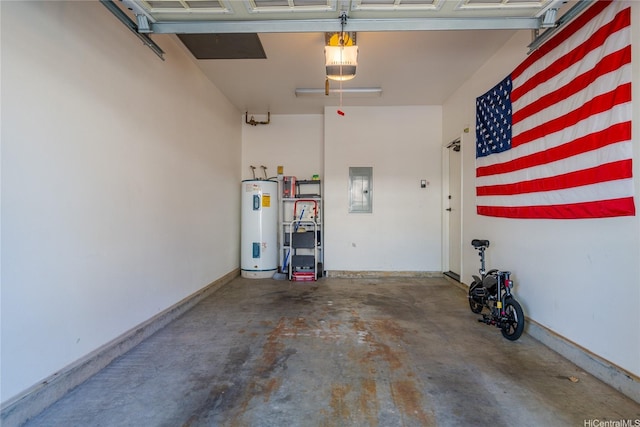92-1522 Aliinui Dr Unit 2304, Kapolei, HI 96707 - garage featuring electric water heater, a garage door opener, and electric panel