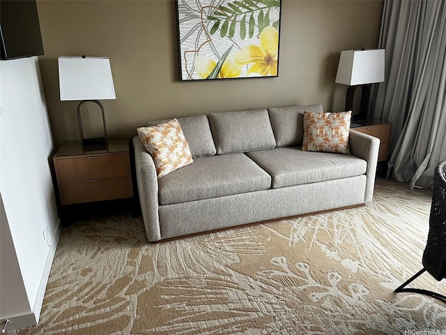 410 Atkinson Dr Unit 2007, Honolulu, HI 96814 - living area featuring carpet flooring