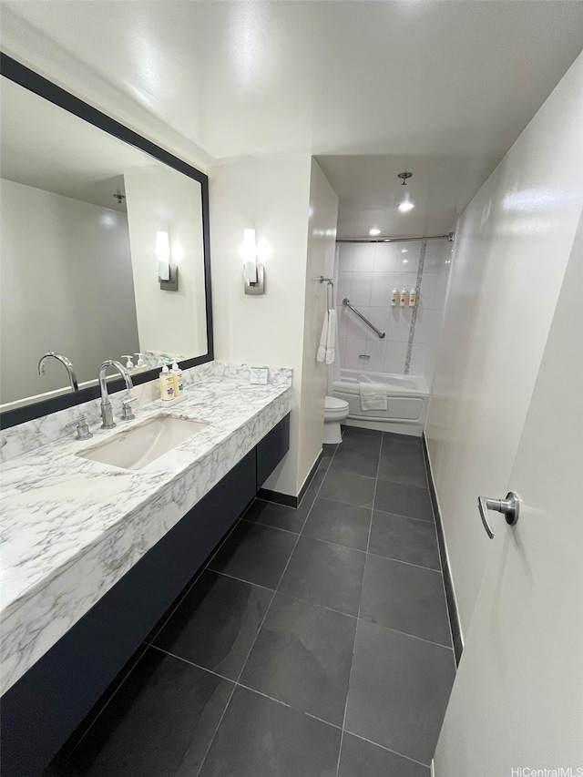 410 Atkinson Dr Unit 2007, Honolulu, HI 96814 - bathroom with vanity, shower / washtub combination, and tile patterned floors