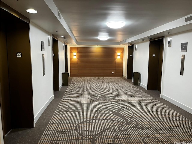 410 Atkinson Dr Unit 2007, Honolulu, HI 96814 - hallway with elevator and carpet flooring