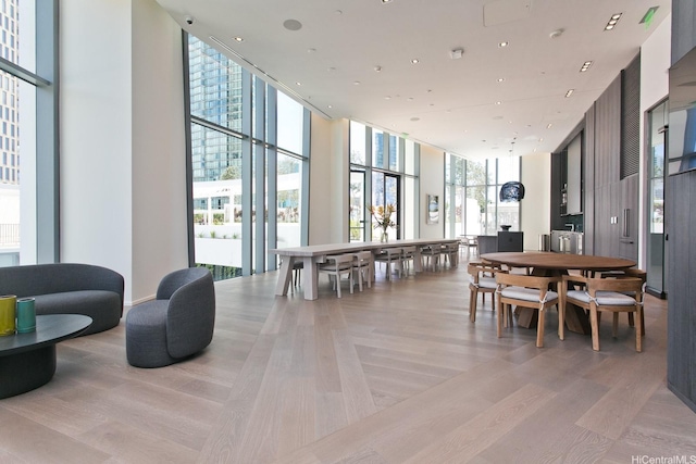 1000 Auahi St Unit 1805, Honolulu, HI 96814 - community lobby with expansive windows, recessed lighting, and a security system