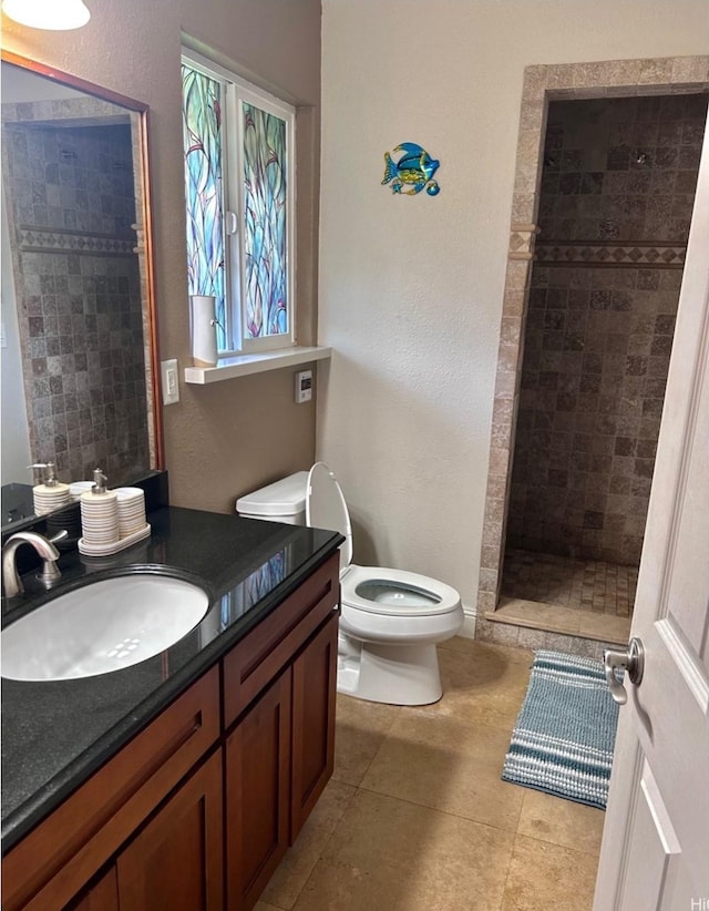 16-1873 34th Ave, Keaau, HI 96749 - bathroom featuring vanity, a stall shower, and tile patterned floors