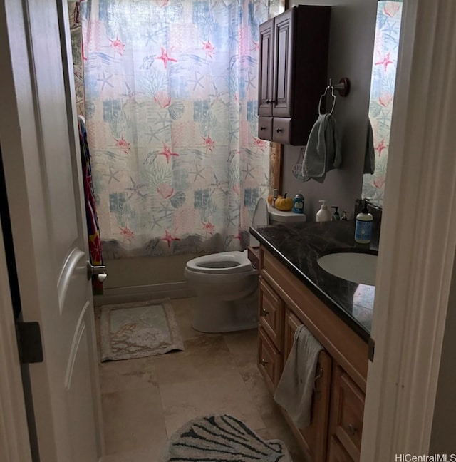 16-1873 34th Ave, Keaau, HI 96749 - bathroom with vanity and shower / tub combo with curtain