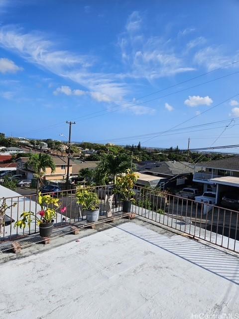 3844 Likini St, Honolulu, HI 96818 - view of patio with a residential view