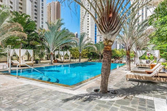 1837 Kalakaua Ave Unit 808, Honolulu, HI 96815 - community pool with a patio area