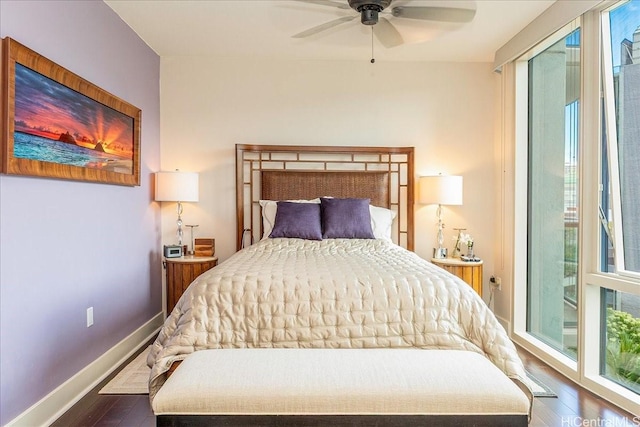 1837 Kalakaua Ave Unit 808, Honolulu, HI 96815 - bedroom with wood finished floors and multiple windows