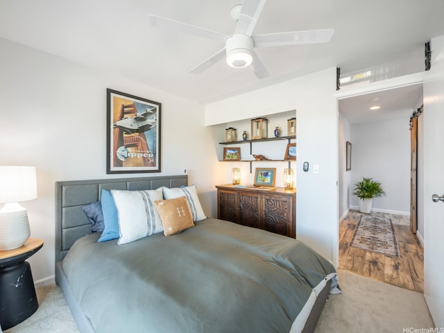 1319 Auwaiku St, Kailua, HI 96734 - bedroom with a ceiling fan and carpet floors