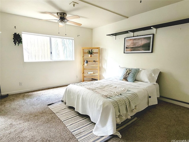 1423 Emerson St Unit 105, Honolulu, HI 96813 - bedroom featuring carpet and ceiling fan
