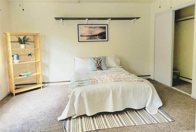 1423 Emerson St Unit 105, Honolulu, HI 96813 - carpeted bedroom featuring baseboards and a baseboard heating unit
