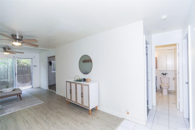 1423 Emerson St Unit 105, Honolulu, HI 96813 - corridor with light wood-style floors and baseboards