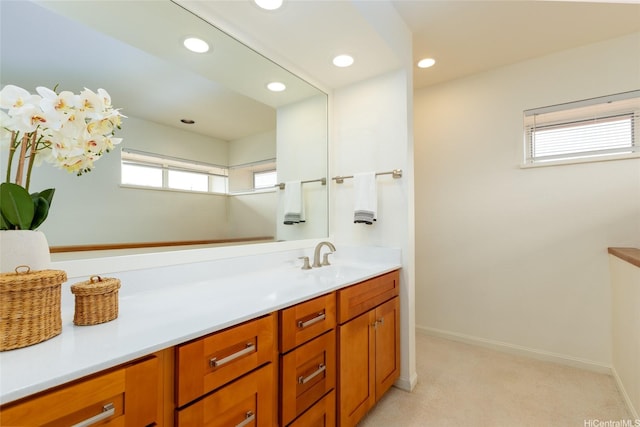 92-1318 Hauone St, Kapolei, HI 96707 - bathroom featuring vanity and recessed lighting