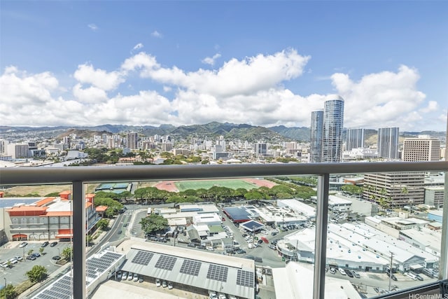 1133 Waimanu St Unit 2503, Honolulu, HI 96814 - balcony with a view of city and a mountain view