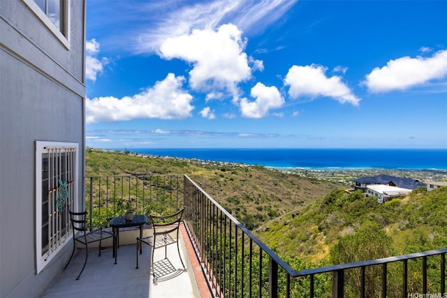 4959 Maunalani Cir Unit 3, Honolulu, HI 96816 - balcony featuring a water view