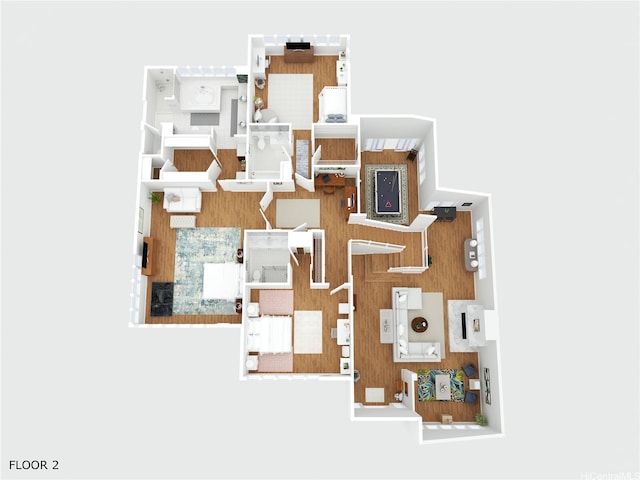 1319 Mokulua Dr, Kailua, HI 96734 - view of home floor plan