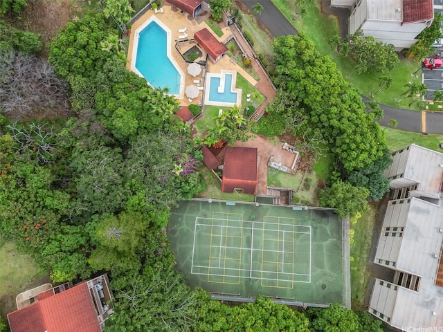 84-755 Ala Mahiku St Unit 74B, Waianae, HI 96792 - drone / aerial view of a pool
