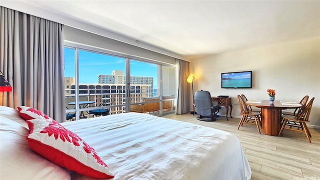 1777 Ala Moana Blvd Unit 2436, Honolulu, HI 96815 - bedroom with wood finished floors