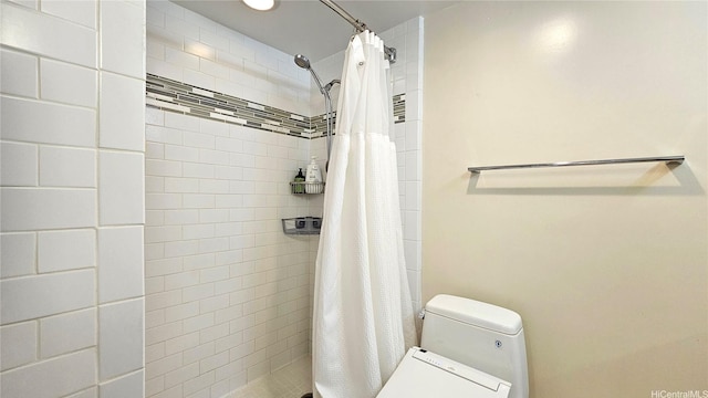 1777 Ala Moana Blvd Unit 2436, Honolulu, HI 96815 - full bathroom with a tile shower and toilet