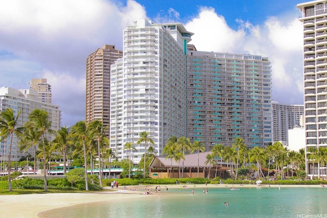 1777 Ala Moana Blvd Unit 2436, Honolulu, HI 96815 - view of property with a water view and a city view
