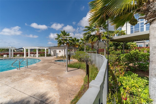 7000 Hawaii Kai Dr Unit 3605, Honolulu, HI 96825 - community pool with a pergola and a patio