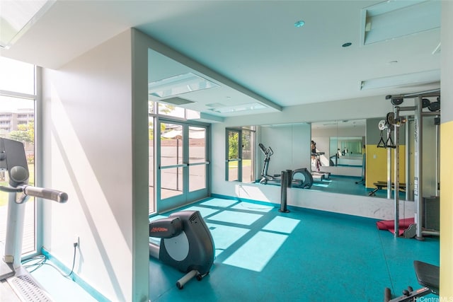 7000 Hawaii Kai Dr Unit 3605, Honolulu, HI 96825 - exercise room featuring plenty of natural light