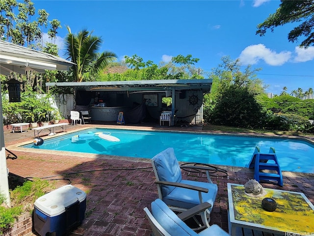 2056 Manoa Rd, Honolulu, HI 96822 - swimming pool featuring a patio area