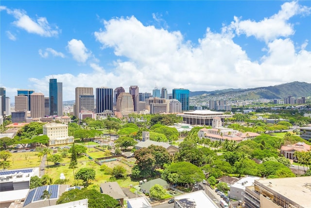 600 Queen St Unit 2103, Honolulu, HI 96813 - skyline view featuring a mountain backdrop