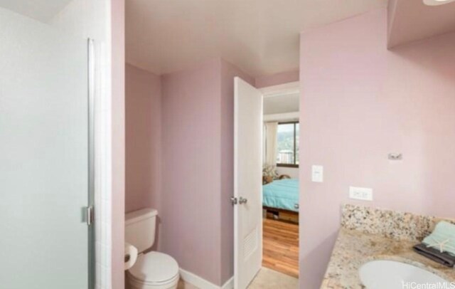 2333 Kapiolani Blvd Unit 2707, Honolulu, HI 96826 - full bath featuring vanity, ensuite bath, and a stall shower