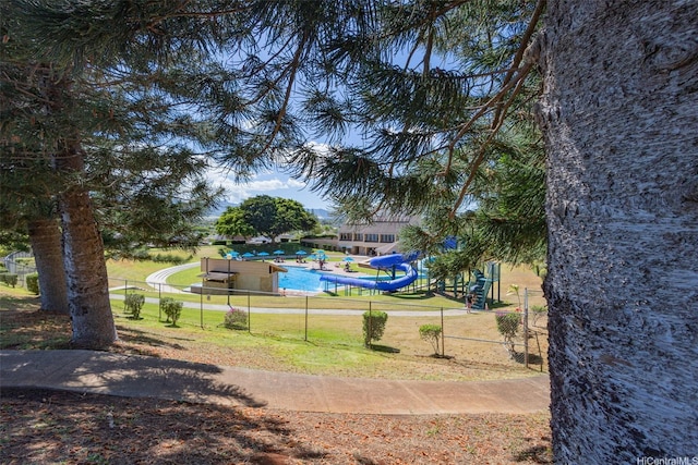 95-312 Kahikinui Ct Unit 213, Mililani, HI 96789 - surrounding community featuring a swimming pool