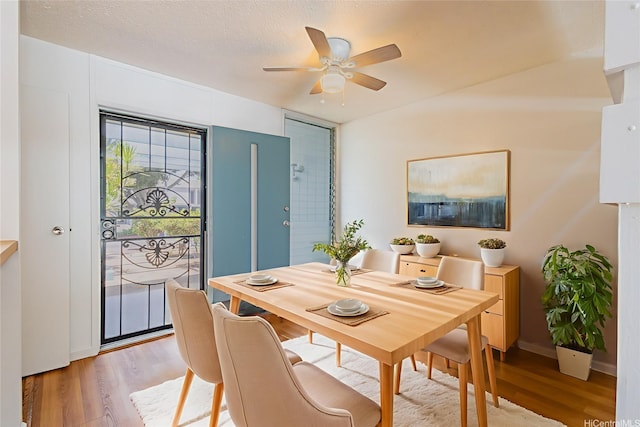 95-312 Kahikinui Ct Unit 213, Mililani, HI 96789 - dining room featuring light wood-style flooring and ceiling fan