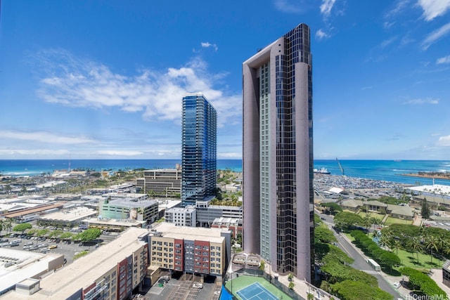 425 S St Unit 2401, Honolulu, HI 96813 - balcony with a water view and a city view