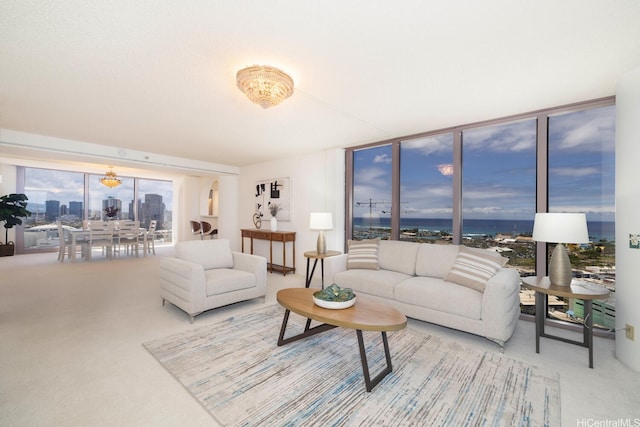 425 S St Unit 2401, Honolulu, HI 96813 - view of carpeted living area