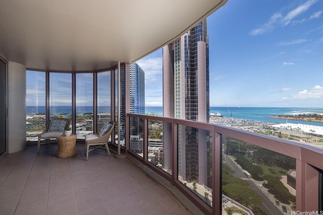425 S St Unit 2401, Honolulu, HI 96813 - balcony featuring a water view