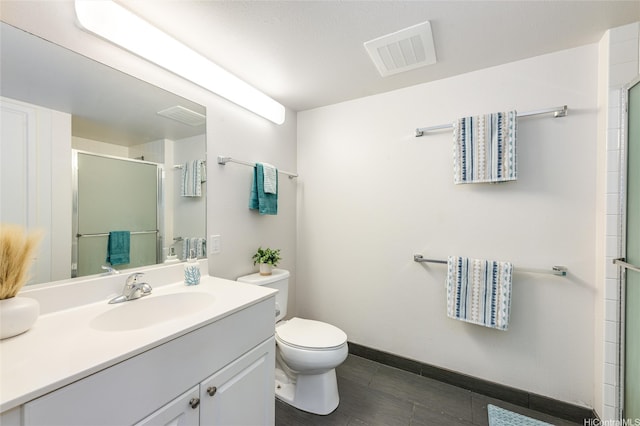 801 S St Unit 3822, Honolulu, HI 96813 - bathroom featuring vanity and a shower with shower door